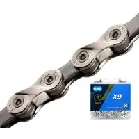 Цепь велосипедная KMC X9-116SLGR 1
