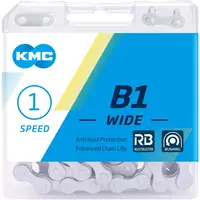 Цепь велосипедная KMC B1RB-W 112 звеньев 1