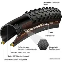 Велопокрышка Continental Cross King ShieldWall 29x2.2" 1
